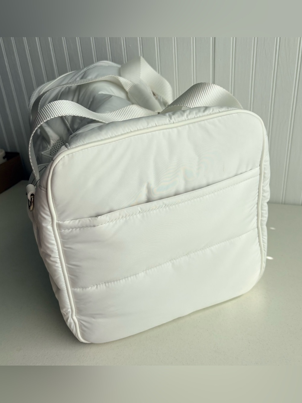 White lightweight pet puffer carrier small breed dog or cat NEW Mark & Graham - Picture 6 of 16